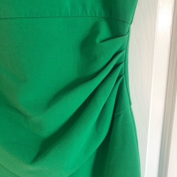 Diane Von Furstenberg Vintage Dress, Green, Size 8-10, Cinched Waist, Sheath - Picture 6 of 10
